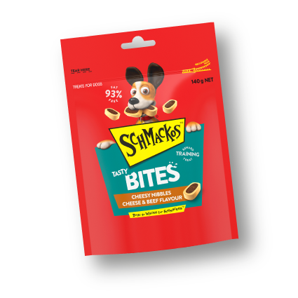 SCHMACKOS™ TASTY BITES CHEESY NIBBLES CHEESE & BEEF FLAVOURS image