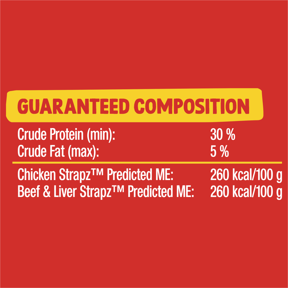 SCHMACKOS™ STRAPZ™ VARIETY PACK WITH BEEF, WITH CHICKEN, WITH LIVER image 1